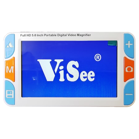 Visee Video Magnifier, 48x, 3MP, 5" LCD, 26 Color Mode, Rechargeable LVM 500-3MP
